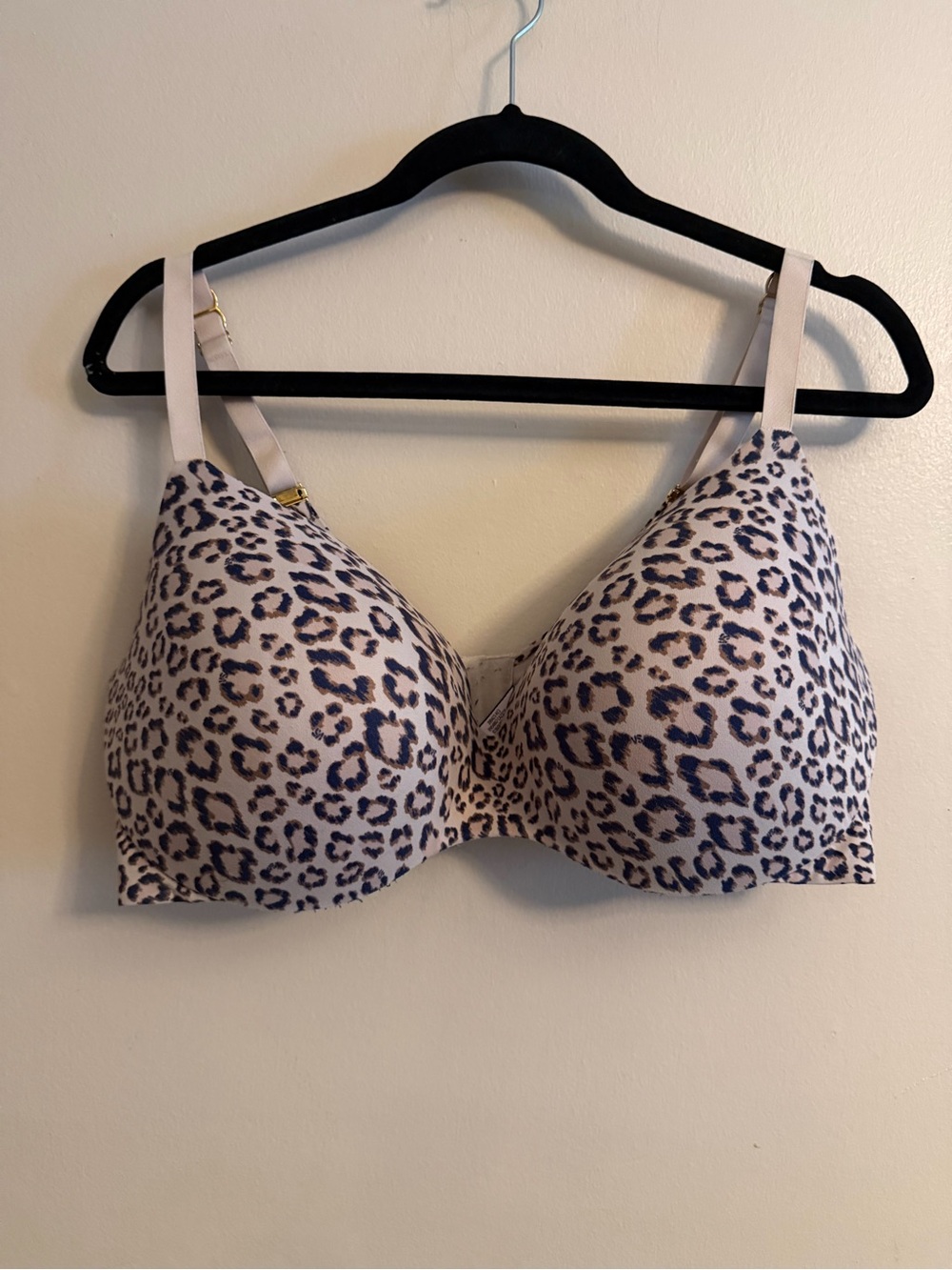 Victoria's Secret Leopard Print Bra - Beige and Black